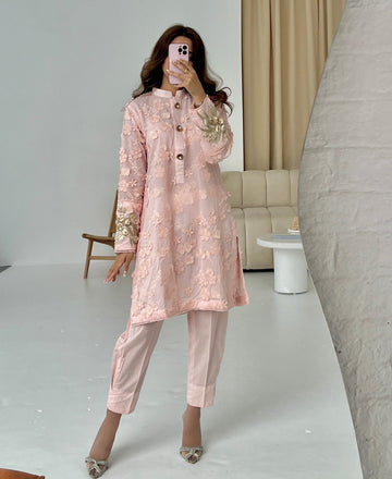 3d lawn Co-ord Sets